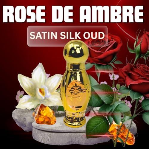 AL MAHAS Rose de ambre vanilla violet note closeup suggests creamy floral softness