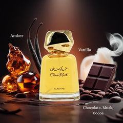 Choco Musk cap close-up highlighting creamy vanilla heart and gourmand vibes