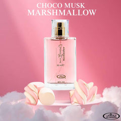 Al-Rehab Choco Musk top notes emphasize warm spices and amber.