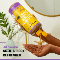 Alaffia Black Soap hand-pump bottle emphasizes multipurpose cleanser for daily use.
