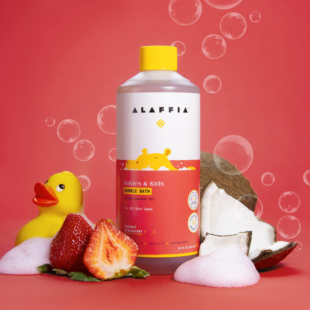 Alaffia 2-pack display emphasizes plant-based, sulfate-free cleanse.
