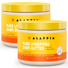 Alaffia Everyday Shea Authentic Shea Butter 2-Pack for deeply hydrated, nourished skin.