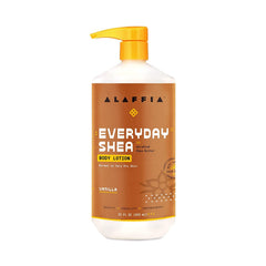 Alaffia EveryDay Shea Body Lotion Vanilla application on skin shows smooth spread.