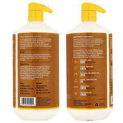 Alaffia EveryDay Shea Body Lotion Vanilla label highlights fair trade ingredients.