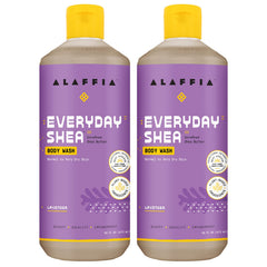 Alaffia Everyday Shea Body Wash bottle with gentle cleansing and spa-like feel.