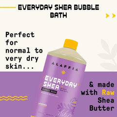 Alaffia Everyday Shea Bubble Bath fair-trade sourcing supports West Africa cooperatives.
