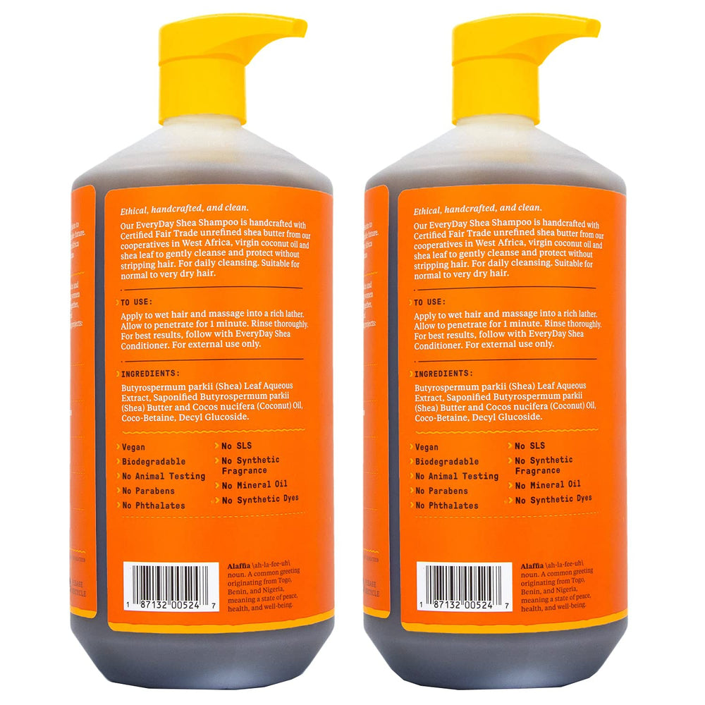 Close-up of creamy lather from EveryDay Shea Shampoo for daily cleansing.