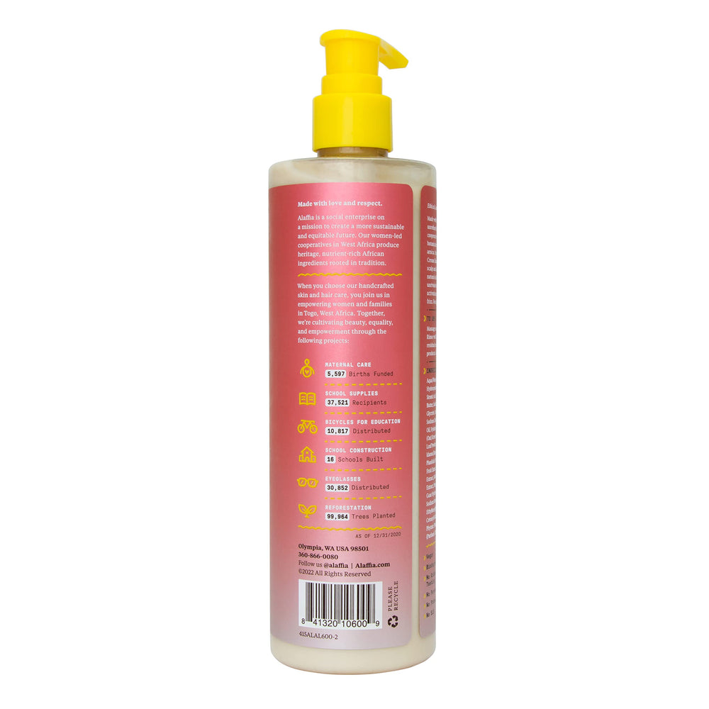 Shaving light on shea butter ingredient and fair-trade packaging
