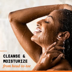 Shea butter texture from Alaffia providing softness after washing.