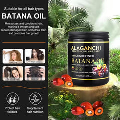 Alaganchi Batana Oil applying hair demonstrates scalp nourishment