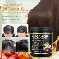 Alaganchi Batana Oil cap closeup shows pure unrefined formula