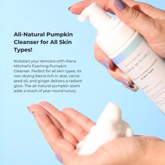Alana Mitchell aloe extract soothing formula supports balanced, non-drying facial cleansing.