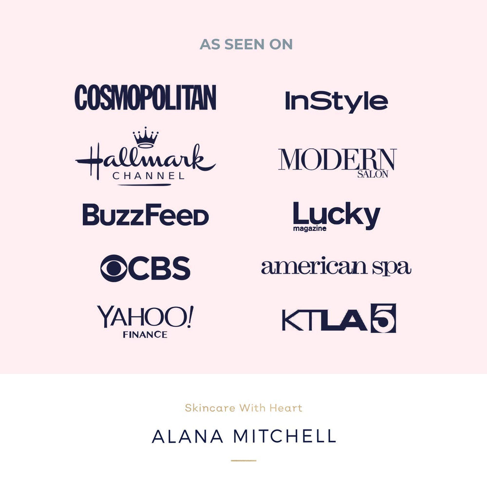 Alana Mitchell travel-friendly packaging for on-the-go skincare.
