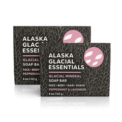 Alaska Glacial 2-pack front view shows compact, travel-friendly packaging.