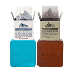 Alaskacube cool menthol shower bar shows refreshing cooling sensation and wake-up start