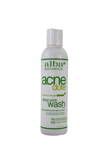 Alba Botanica Acnedote Deep Pore Wash bottle pour with botanicals helping prevent blemishes.