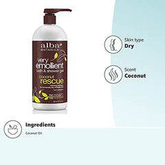 Alba Botanica Coconut Rescue front bottle for quick brand recognition