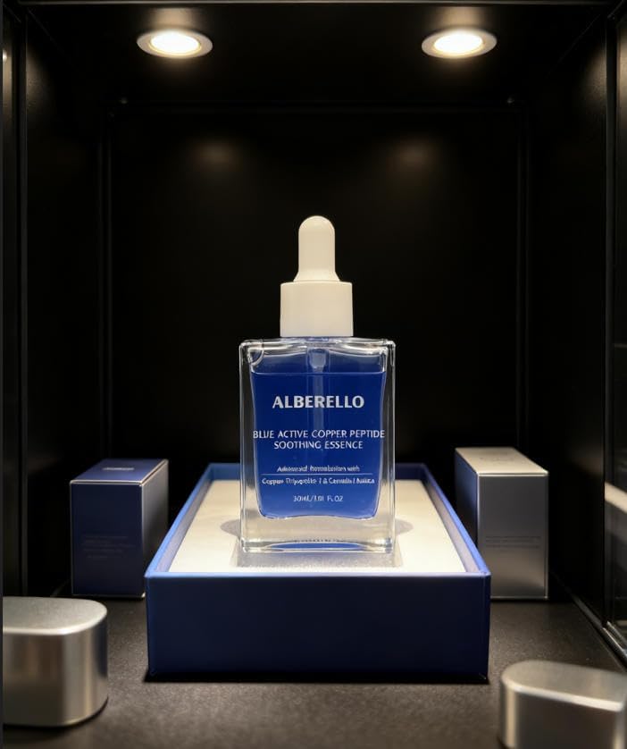 Alberello GHK-Cu serum ingredients ectoin centella for resilience.