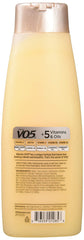 Alberto VO5 Extra Body Conditioner label close-up emphasizing value.