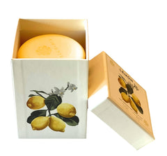 Alchimia Lemon Citron round soap bars, fresh fragrance for daily cleansing.