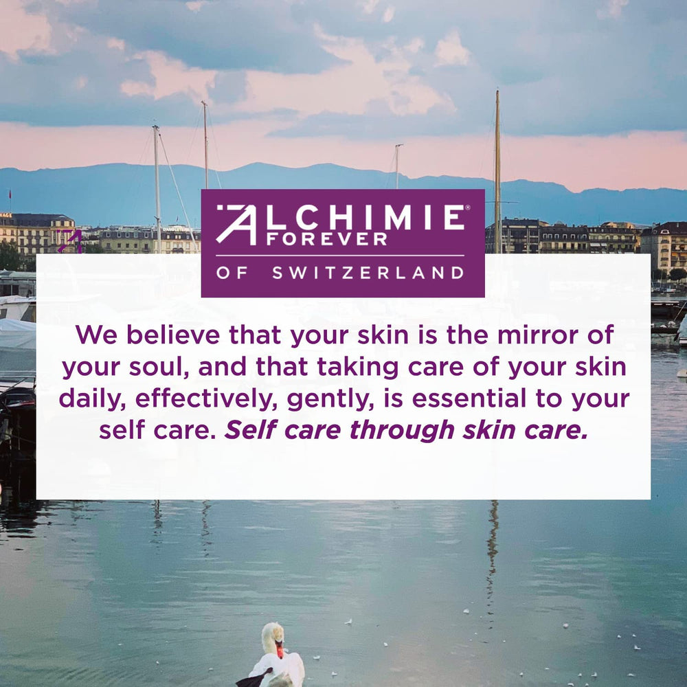Alchimie Forever benzene-free, clean formulation highlighted on pack.