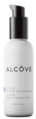Alcove Serum bottle smoothing dry frizzy hair with light hydration