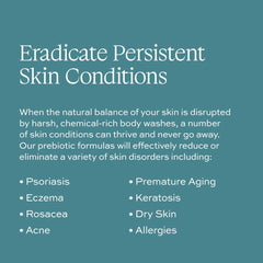 Aleavia Unscented Prebiotic Body Lotion packaging highlights clean, toxin-free skincare for delicate skin.