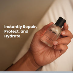 Alex Costa easy washout argan oil shown in bathroom routine