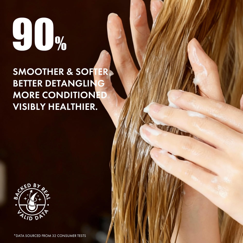 ALFHEIM Argan+ shine boost hints at glossy, healthy-looking strands.