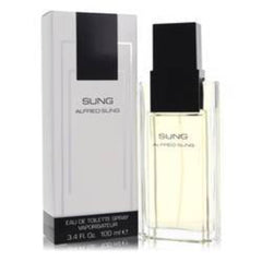 Alfred Sung Sung EDT box and label, underlining clean, polished scent for casual occasions