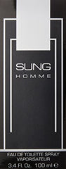 Alfred Sung Sung Homme packaging box highlights timeless, versatile presentation.