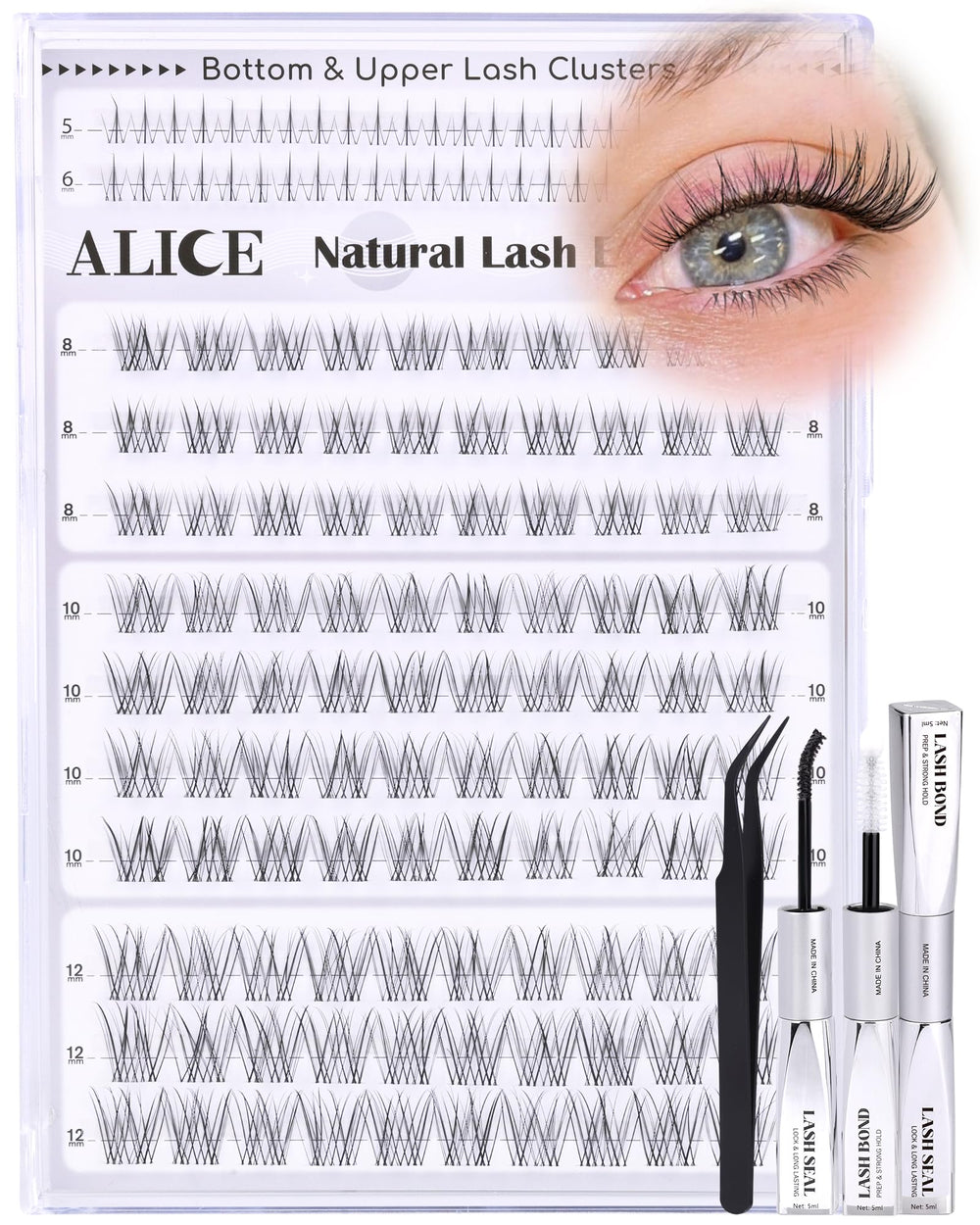 ALICE Bottom Lashes 5-6mm to define the lower lash line