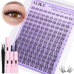 ALICE cluster lash kit front view showing 168 pieces for at home use