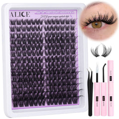 ALICE cluster lash kit setup showing seamless first-time application