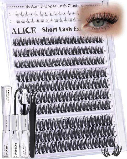 ALICE Flaunt Lash Clusters Kit packaging and tools for at-home styling.