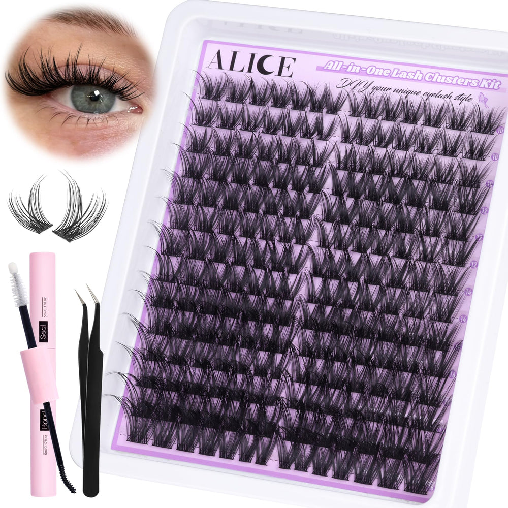 ALICE natural-look lashes provide lightweight volume and length