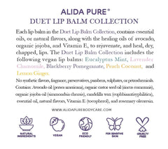 ALIDA PURE lip balm set ideal for gifting and daily rituals