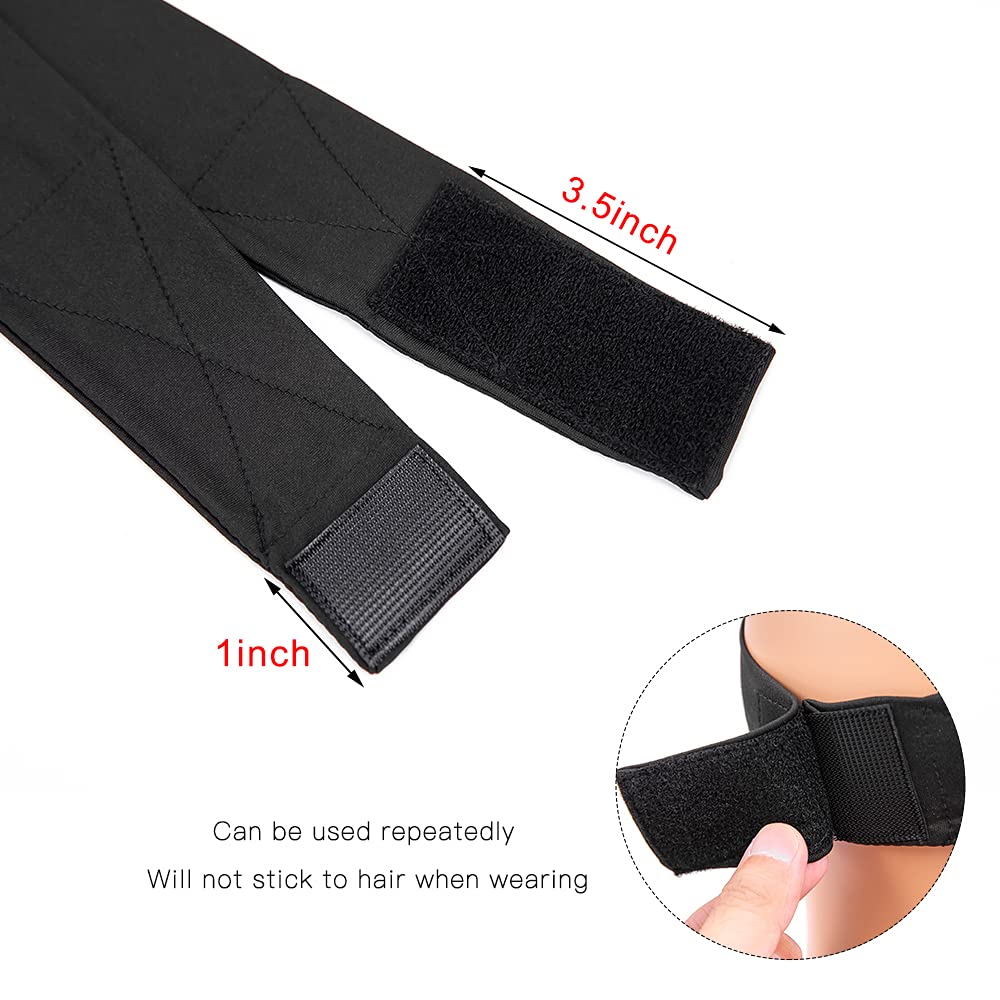 AliLeader ice silk headband enables glue-free wig styling.