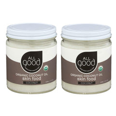 All Good Coconut Oil Skin Food jar front showing organic moisture potential