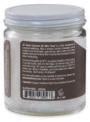 All Good Coconut Oil Skin Food label close-up