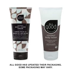 All Good Hand & Body Lotion lavender bottle for calming aromatherapy.