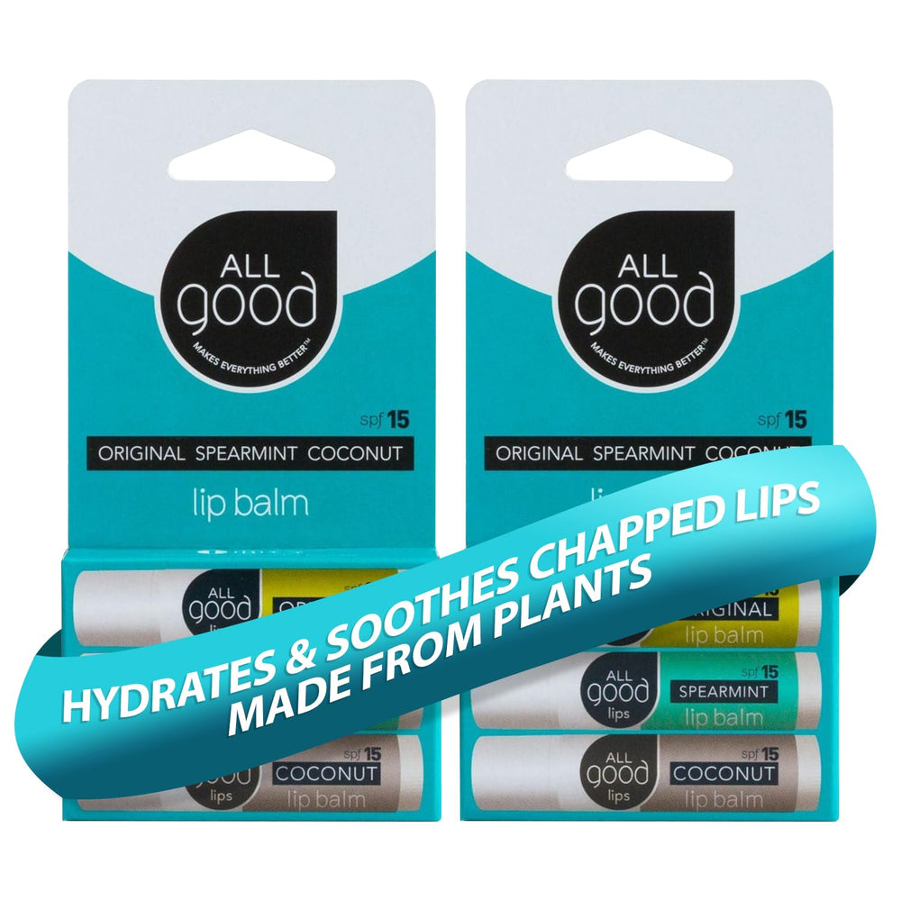 All Good SPF15 lip balm original tube for outdoor moisture and lip protection