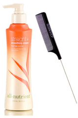 All Nutrient Straight+ smoothing cream bottle for frizz control, color protection, and UV shielding.