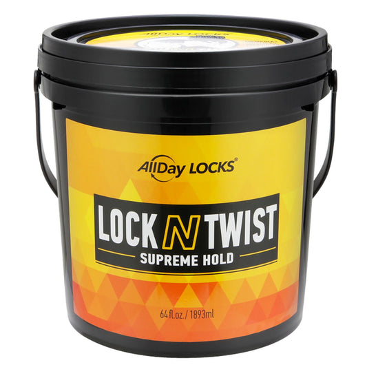 AllDay Locks Lock N Twist bottle showing durable hold for retwisting