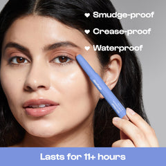 ALLEYOOP 11th Hour chestnut matte shade provides natural eye definition.