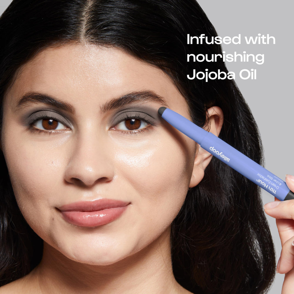 ALLEYOOP 11th Hour long-wear formula, crease-proof color that lasts.
