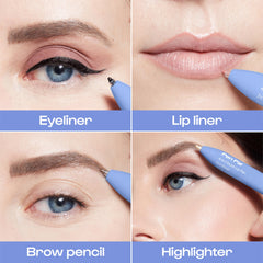 ALLEYOOP Pen Pal 4-in-1 highlighter for a radiant glow on the move.