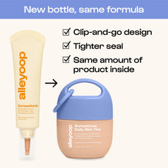 ALLEYOOP Sunsational Jojoba hydration promotes comfortable wear throughout the day