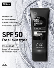 Allies of Skin dermatologist-tested label on product packaging