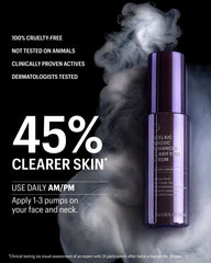 Allies of Skin serum application on skin illustrating smoothing effect.